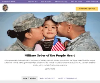 Purpleheartpickup.org(Purple Heart Pickup) Screenshot