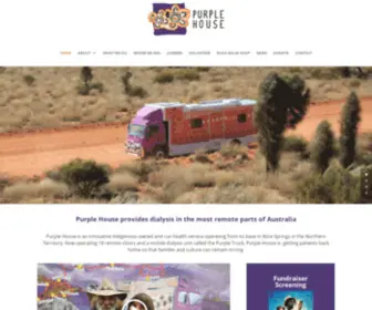 Purplehouse.org.au(The Purple House) Screenshot