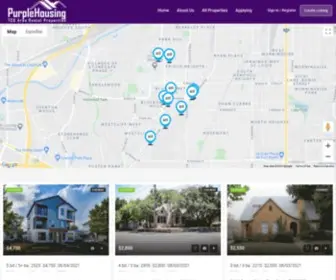 Purplehousing.com(TCU Rental Services) Screenshot