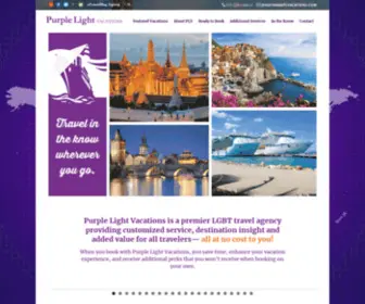 Purplelightvacations.com(Purple Light Vacations) Screenshot