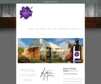 Purplelinewinery.com(Purple Line Urban Winery) Screenshot