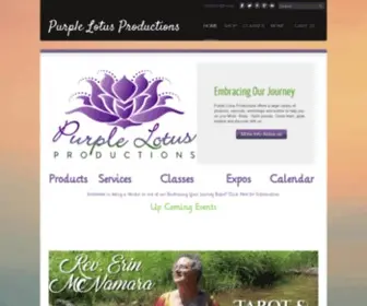 Purplelotusproductions.com(Purple Lotus Productions) Screenshot