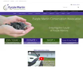 Purplemartin.org(Purple Martin Conservation Association) Screenshot