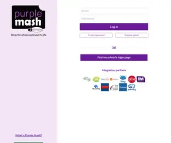 Purplemash.co.uk(Purple Mash) Screenshot