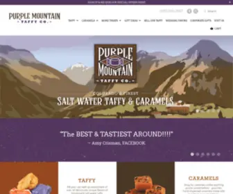 Purplemountaintaffy.com(Purple Mountain Taffy Company) Screenshot