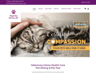 Purplepawpetcare.com(Purple Paw Pet Care) Screenshot