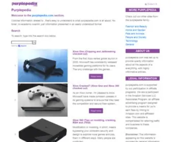 Purplepedia.com(Information about tech) Screenshot