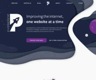 Purpleplanet.com(Professional Design & Development) Screenshot