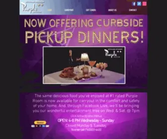 Purpleroompalmsprings.com(Palm Springs Supper Club) Screenshot