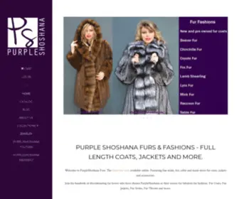 Purpleshoshana.com(Buy Fur Coats) Screenshot