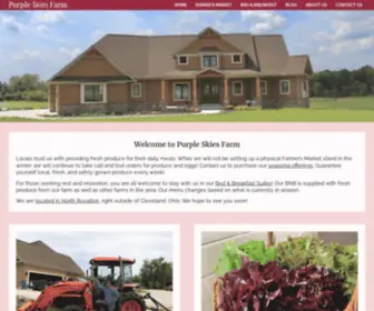 Purpleskiesfarm.com(Purple Skies Farm) Screenshot