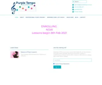 Purpletempo.com.au(Guiding you to live in Purple Tempo) Screenshot