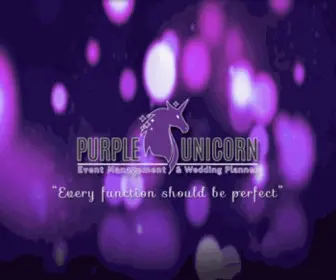 Purpleunicorn.co.in(Event Management Company) Screenshot