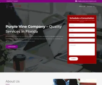 Purplevinecompany.com(Purplevinecompany) Screenshot