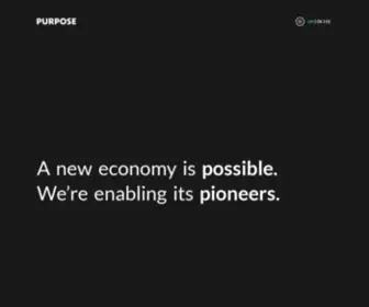 Purpose-Economy.org(A new economy is possible) Screenshot