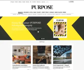 Purpose.com.pl(PURPOSE praca w kulturze) Screenshot