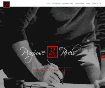 Purposeandpixels.com(Creative Design Agency) Screenshot