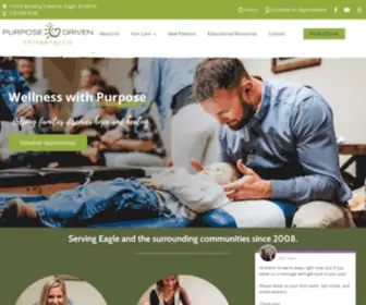 Purposedrivenchiro.com(Chiropractic Care in Eagle) Screenshot