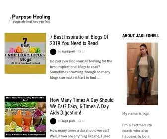 Purposehealing.com(Purpose Healing) Screenshot