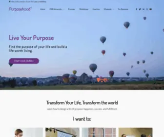 Purposehood.org(Home • Purposehood) Screenshot