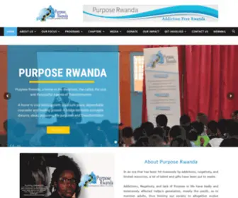 Purposerwanda.org(Purpose Rwanda) Screenshot