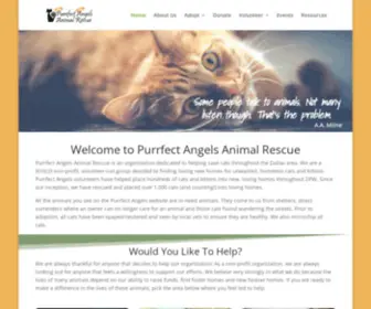 Purrfectangelsanimalrescue.org(Purrfect Angels Animal Rescue) Screenshot