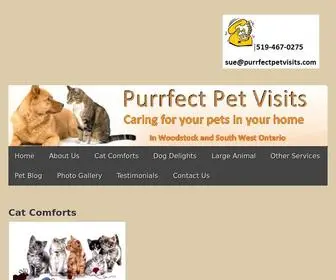 Purrfectpetvisits.com(Home) Screenshot