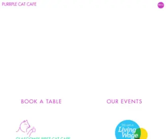 Purrplecatcafe.com(Purrple Cat Cafe) Screenshot