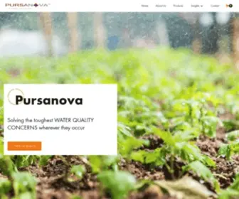 Pursanova.com(Solving the toughest WATER QUALITY CONCERNS) Screenshot