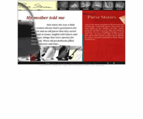 Pursestories.com(pursestories) Screenshot