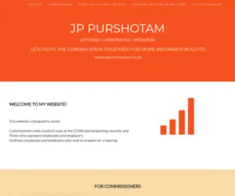 Purshotam.co.za(JP Purshotam) Screenshot