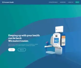 Pursuanthealth.com(Healthcare Marketing & Advertising) Screenshot