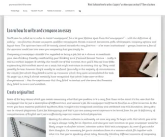 Pursuantmedia.com(Good writing examples of impactful and college essay) Screenshot