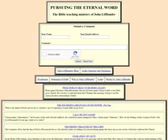 Pursuingtheword.com(TEACHING) Screenshot