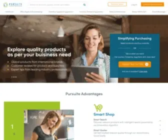 Pursuite.com(Simplifying business purchase) Screenshot
