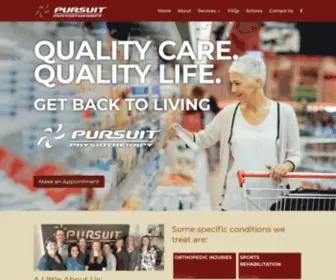 Pursuitphysio.com(Pursuit Physiotherapy) Screenshot