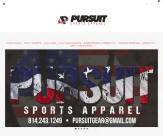 Pursuitsportsapparel.com(Pursuit Sports Apparel Home) Screenshot