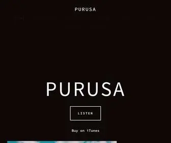 Purusaband.com(Official Site of Purusa. Purusa) Screenshot