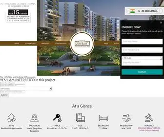 Purvazenium.com(Purva Zenium) Screenshot