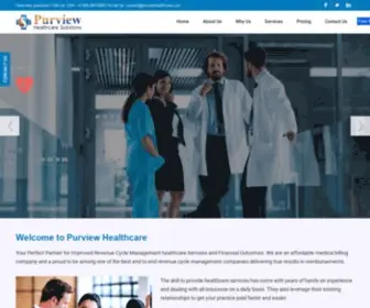 Purviewhealthcare.com(Affordable Medical Billing Company) Screenshot