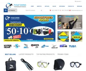 Pusatdiving.com(Pusat Alat Diving No.1 Di Indonesia) Screenshot