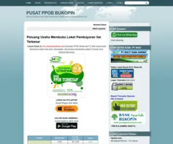 Pusatppobbukopin.com(PUSAT PPOB BUKOPIN) Screenshot