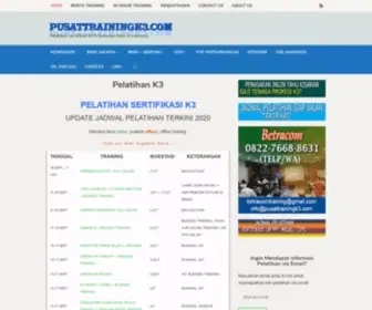 Pusattrainingk3.com(Pelatihan K3) Screenshot