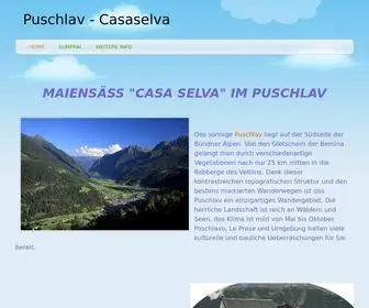 Puschlav-Casaselva.com(Puschlav Casaselva) Screenshot