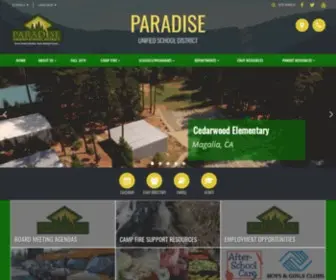 Pusdk12.org(Paradise Unified School District) Screenshot