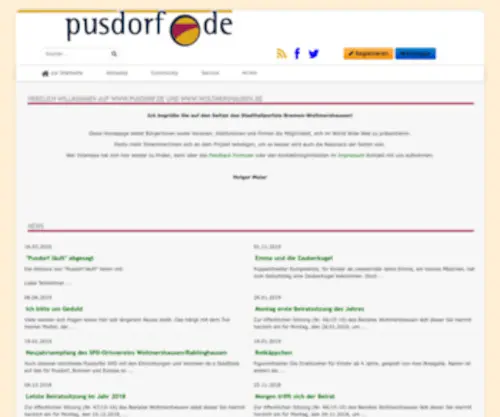 Pusdorf.de(Ihr Service) Screenshot