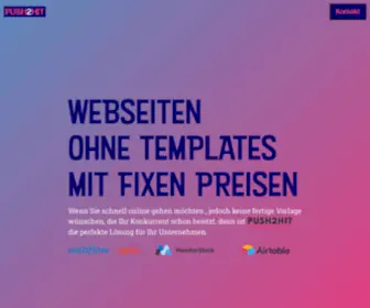 Push2Hit.de(Webdesign) Screenshot