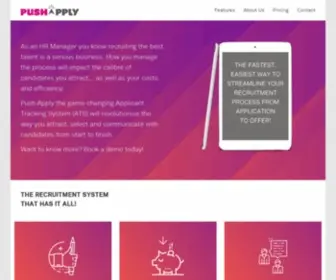 Pushapply.com(The Recruitment System That Has It All) Screenshot