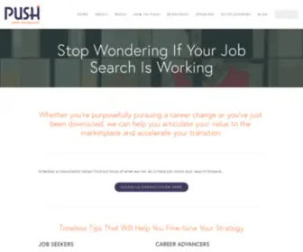 Pushcareermanagement.com(Push Career Management) Screenshot