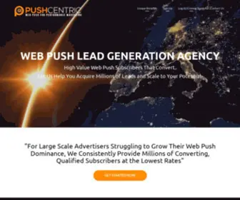Pushcentric.com(The No) Screenshot